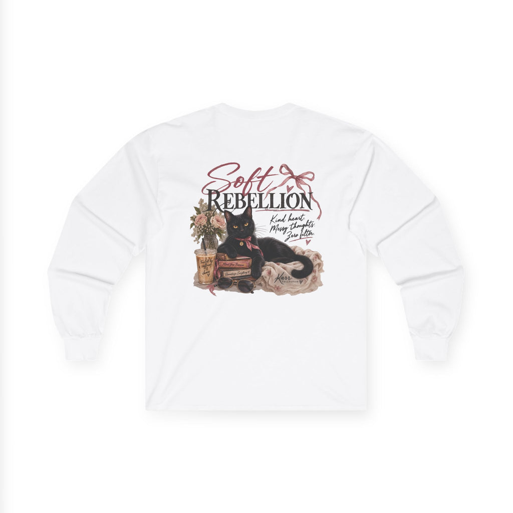 Soft Heart. Sharp Edges. Cotton Long Sleeve Tee